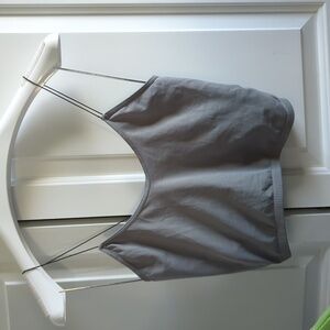 Intimately free Free People BUNDLE string tank top camisole Neutral Gray Small